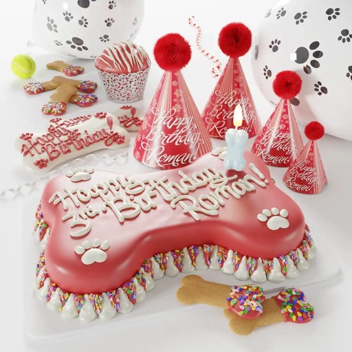 Big Bone Cake for Dogs