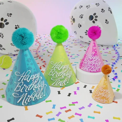 Birthday Hats for Dogs-Customized