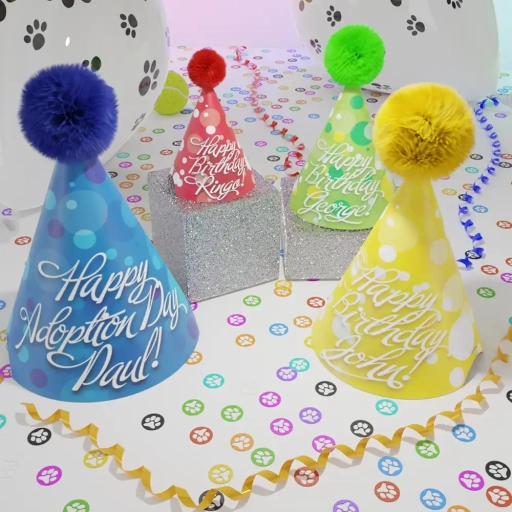 Birthday Hats for Dogs-Customized